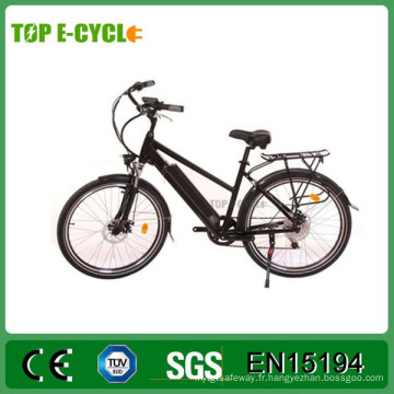 Vélo de ville pas cher e 250W 350W Vélo électrique Vintage 26 pouces taille de roue vélo électrique